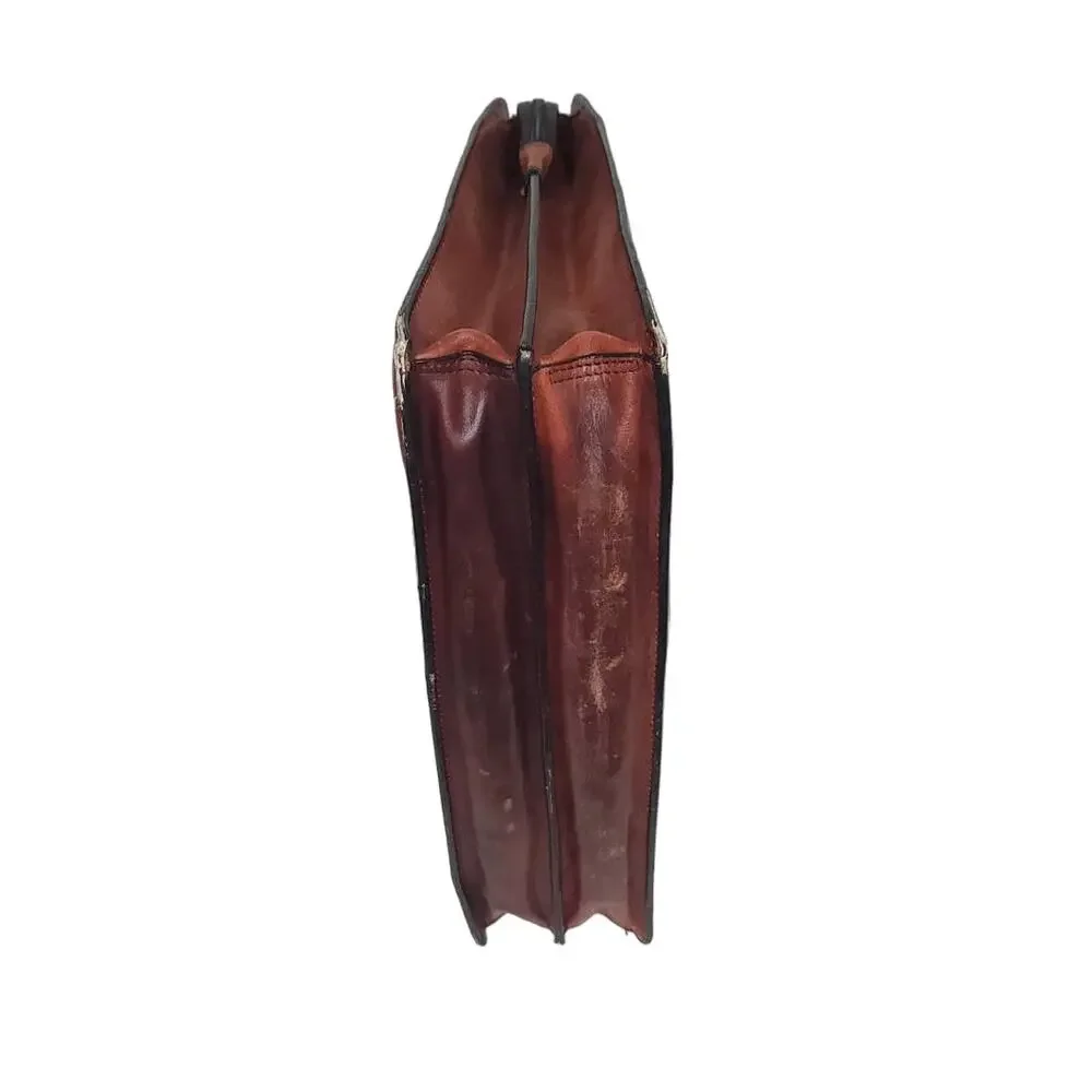Firenze Leather Drop Handle Triple Section For Men